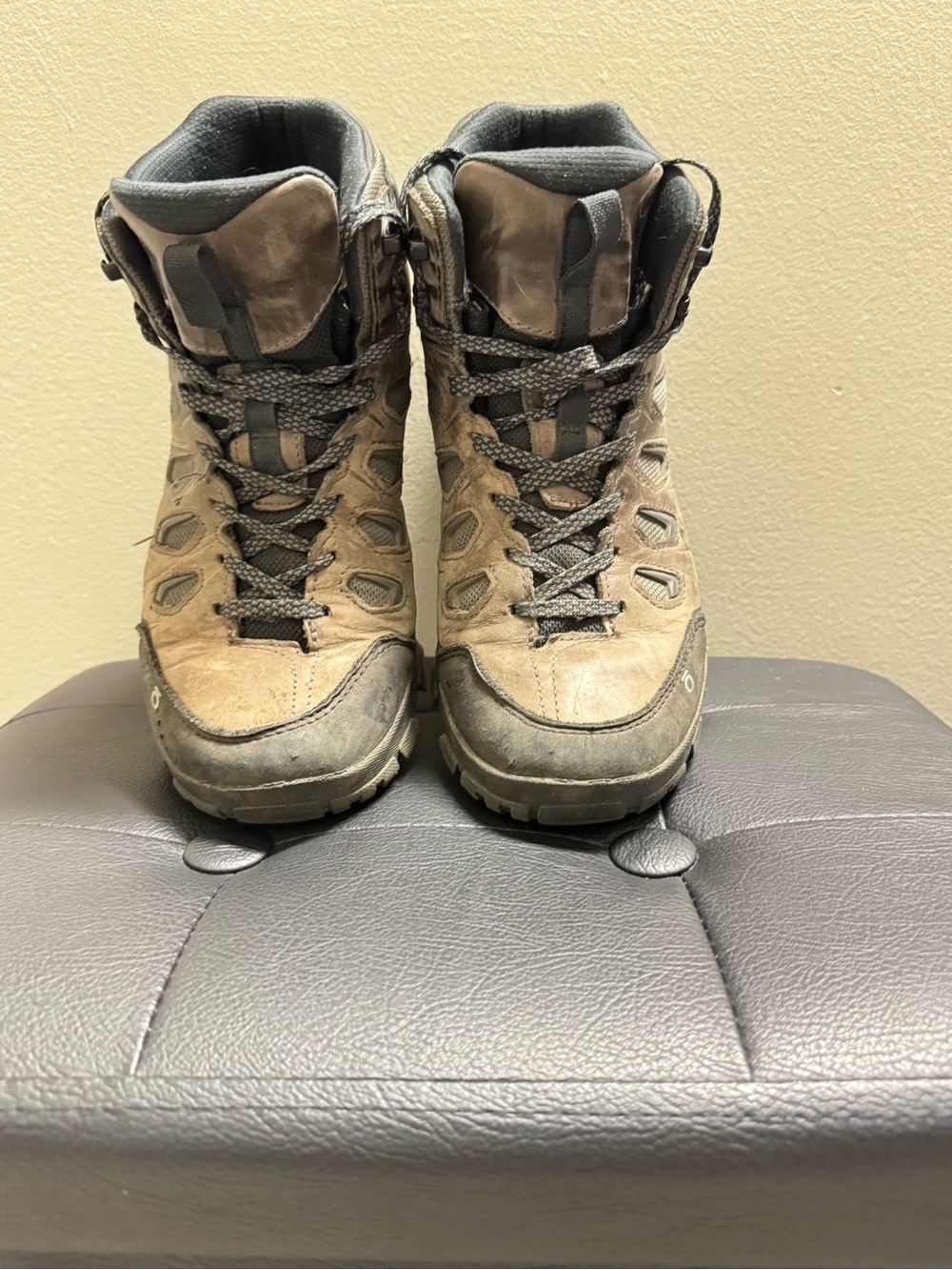Men's Hiking Boots - Tan/Gray